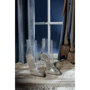 Size 6 ALDO X DISNEY CINDERELLA GLASS BOOTIE